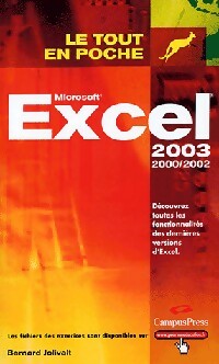 Livrenpoche : Excel 2003, 2000/2002 - Bernard Jolivalt - Livre
