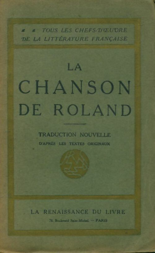 Livrenpoche : La chanson de Roland - Inconnu - Livre