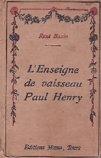 Livrenpoche : L'enseigne de vaisseau Paul Henry - René Bazin - Livre