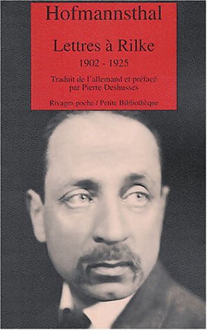 Livrenpoche : Lettres à Rilke - Hugo Von Hofmannsthal - Livre
