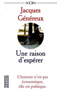 Livrenpoche : Une raison d'espérer - Jacques Généreux - Livre