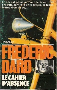 Le cahier d'absence - Frédéric Dard - Livre