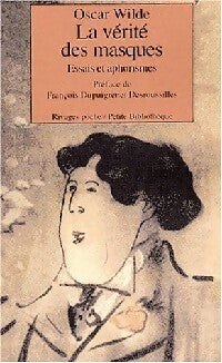 Livrenpoche : La vérité des masques - Oscar Wilde - Livre