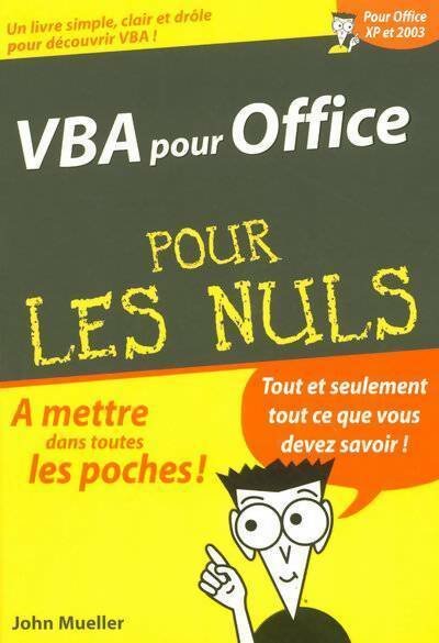 Livrenpoche : VBA pour Office - John Mueller - Livre