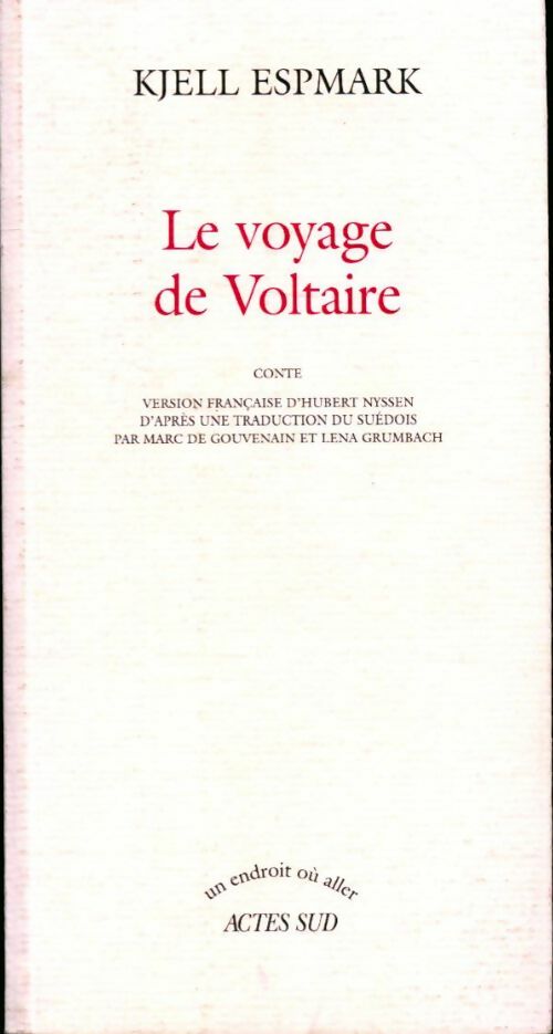 Livrenpoche : Le voyage de Voltaire - Kjell Espmark - Livre