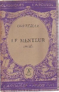 Livrenpoche : Le menteur - Pierre Corneille - Livre