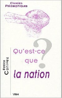 Livrenpoche : Qu'est-ce que la nation ? - Patrice Canivez - Livre