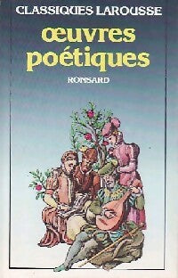 Livrenpoche : Oeuvres poétiques - Pierre De Ronsard - Livre
