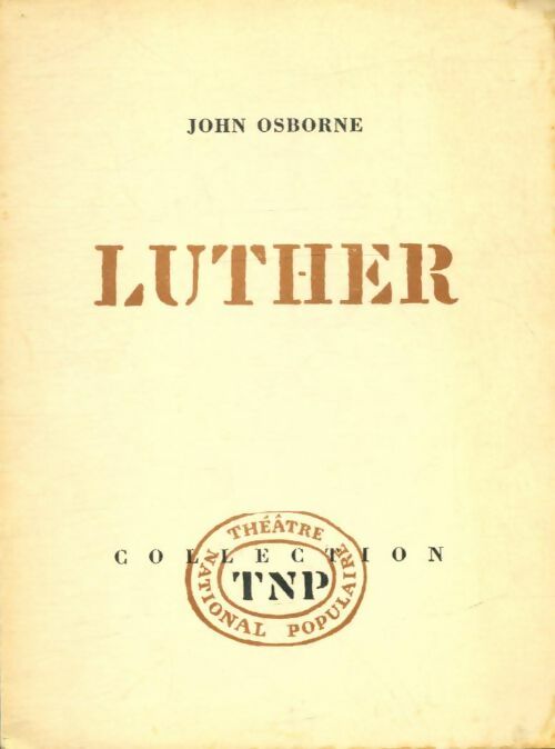 Livrenpoche : Luther - John Osborne - Livre