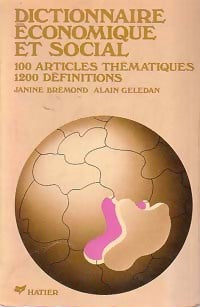 Livrenpoche : Dictionnaire économique et social - Janine Brémond, Alain Geledan - Livre