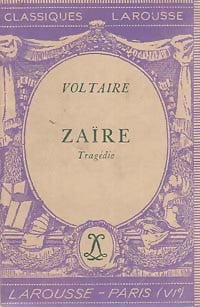 Livrenpoche : Zaïre - Voltaire - Livre
