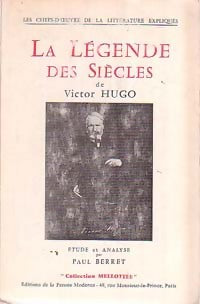 Livrenpoche : La légende des siècles de Victor Hugo - Paul Berret - Livre