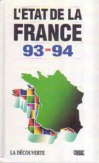 Livrenpoche : L'état de la France 93-94 - Collectif - Livre