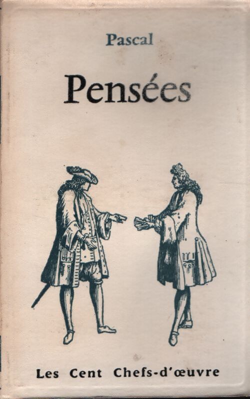 Pensées - Pascal - Livre