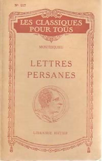 Livrenpoche : Lettres persanes (extraits) - Charles De Montesquieu - Livre