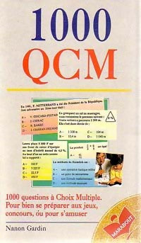 Livrenpoche : 1000 QCM - Nanon Gardin - Livre
