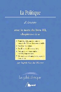 Livrenpoche : La politique - Aristote - Livre