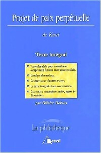 Livrenpoche : Projet de paix perpétuelle - Emmanuel Kant - Livre