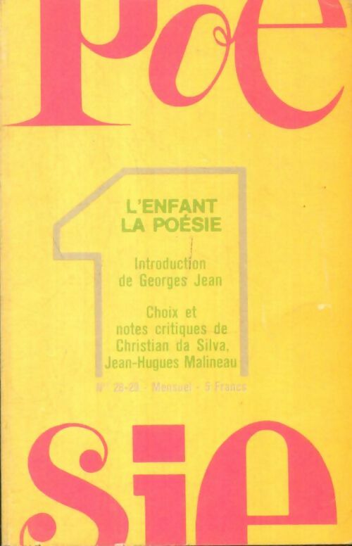 Livrenpoche : L'enfant la poésie - Collectif - Livre