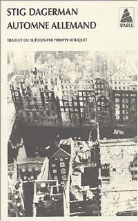 Livrenpoche : Automne allemand - Stig Dagerman - Livre
