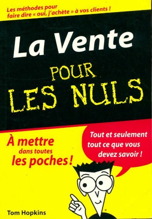 Livrenpoche : La vente pour les nuls - Tom Hopkins - Livre