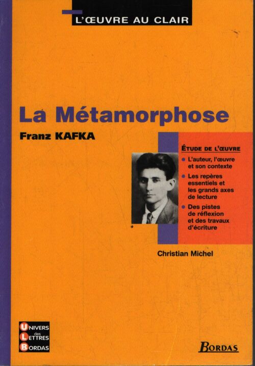 La métamorphose, Kafka - Christian Michel - Livre
