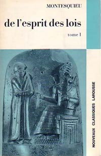 Livrenpoche : De l'esprit des lois Tome I - Charles De Montesquieu - Livre