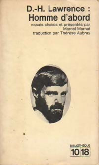 Homme d'abord - David Herbert Lawrence - Livre