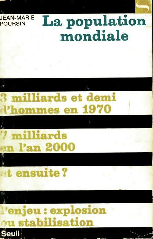 Livrenpoche : La population mondiale - Jean-Marie Poursin - Livre