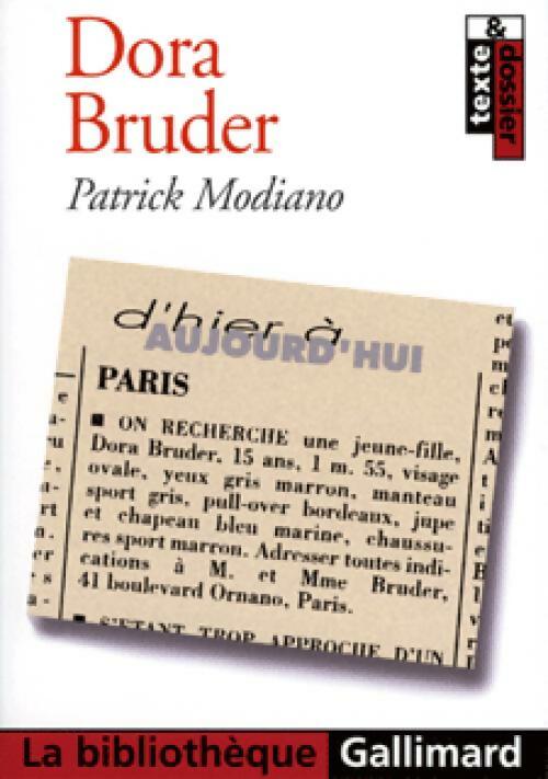 Livrenpoche : Dora Bruder - Patrick Modiano - Livre