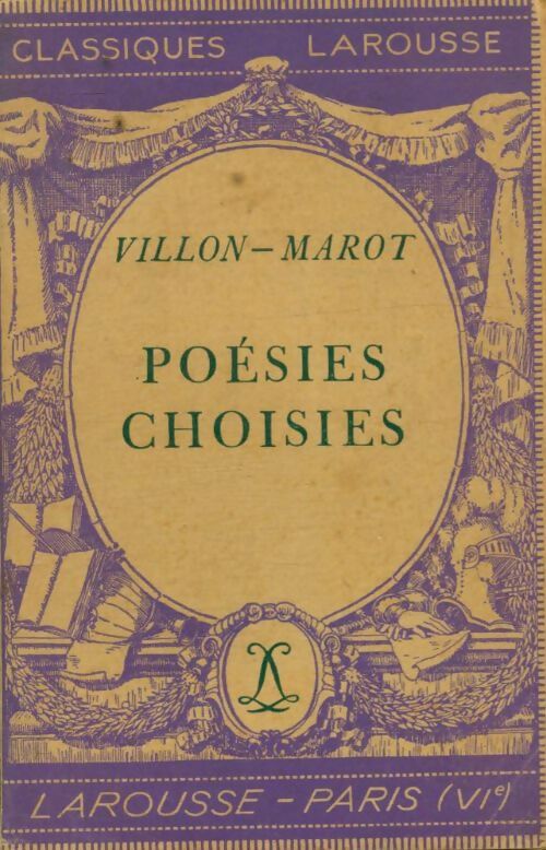 Livrenpoche : Poésies choisies - François Villon - Livre