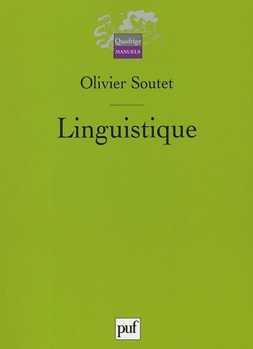 Livrenpoche : Linguistique - Olivier Soutet - Livre