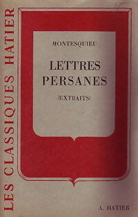 Livrenpoche : Lettres persanes (extraits) - Charles De Montesquieu - Livre