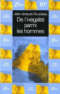 Livrenpoche : De l'inégalité parmi les hommes - Jean-Jacques Rousseau - Livre