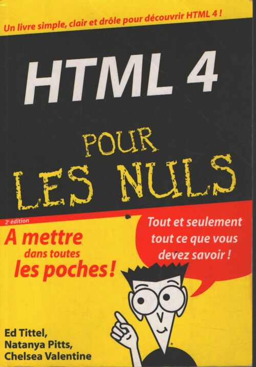 HTML 4 pour les nuls - Ed Tittel - Livre