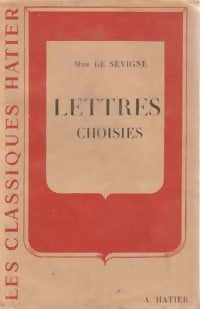 Livrenpoche : Lettres choisies - Madame De Sévigné - Livre