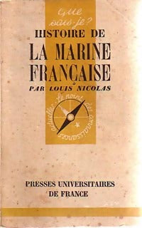 Livrenpoche : Histoire de la marine française - Louis Nicolas - Livre