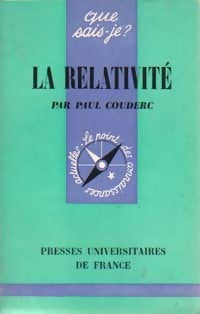 La relativité - Paul Couderc - Livre