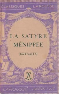 Livrenpoche : La satyre ménippée (extraits) - Inconnu - Livre