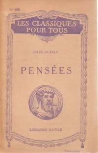 Pensées - Marc-Aurèle - Livre