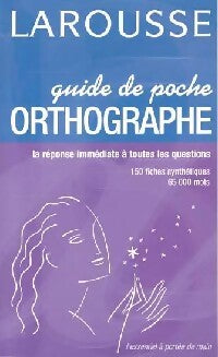 Livrenpoche : Guide de poche orthographe - Collectif - Livre