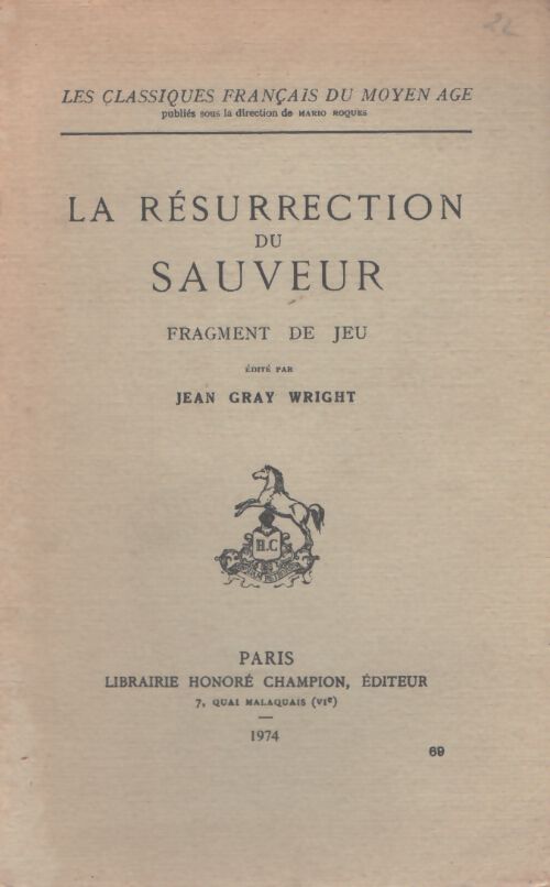 La résurrection du sauveur - Inconnu - Livre