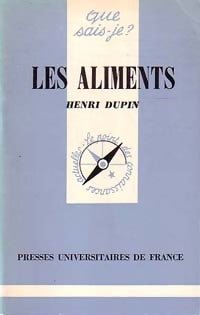 Livrenpoche : Les aliments - Henri Dupin - Livre