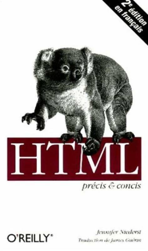 Livrenpoche : HTML - Jennifer Niederst - Livre