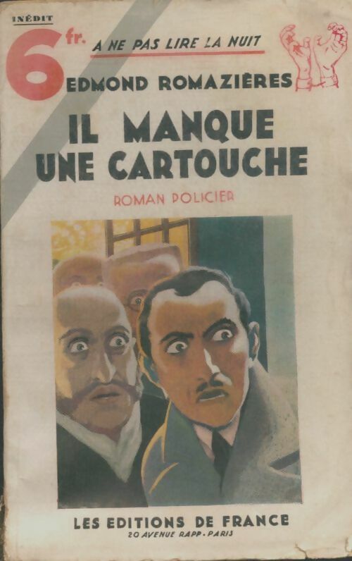 Livrenpoche : Il manque une cartouche - Edmond Romazières - Livre