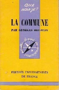 La Commune - Georges Bourgin - Livre