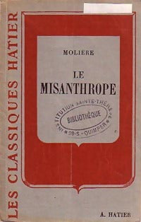 Le misanthrope - Molière -  Classiques Hatier - Livre