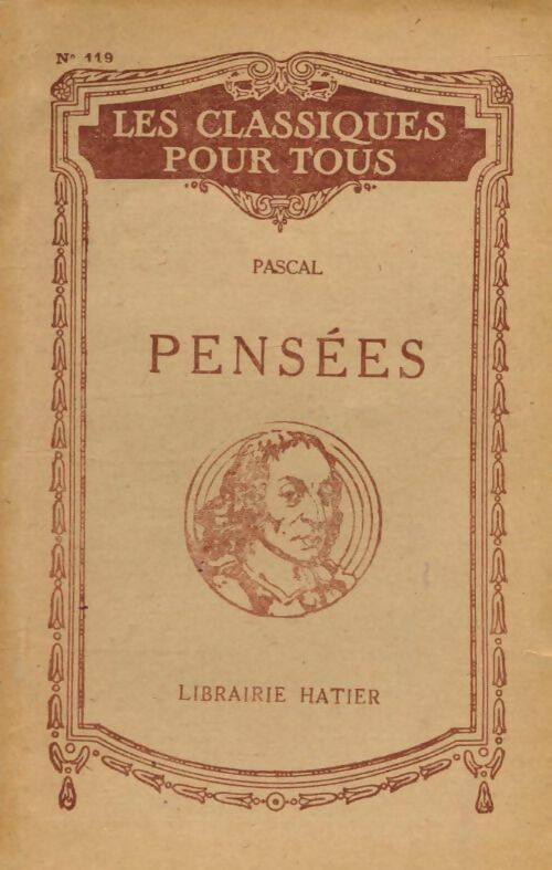 Livrenpoche : Pensées (extraits) - Blaise Pascal - Livre