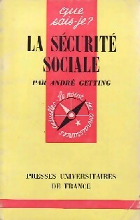 Livrenpoche : La sécurité sociale - André Getting - Livre