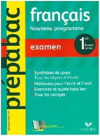 Livrenpoche : Français, 1re toutes séries : examen - Sylvie Dauvin, Jacques Dauvin - Livre